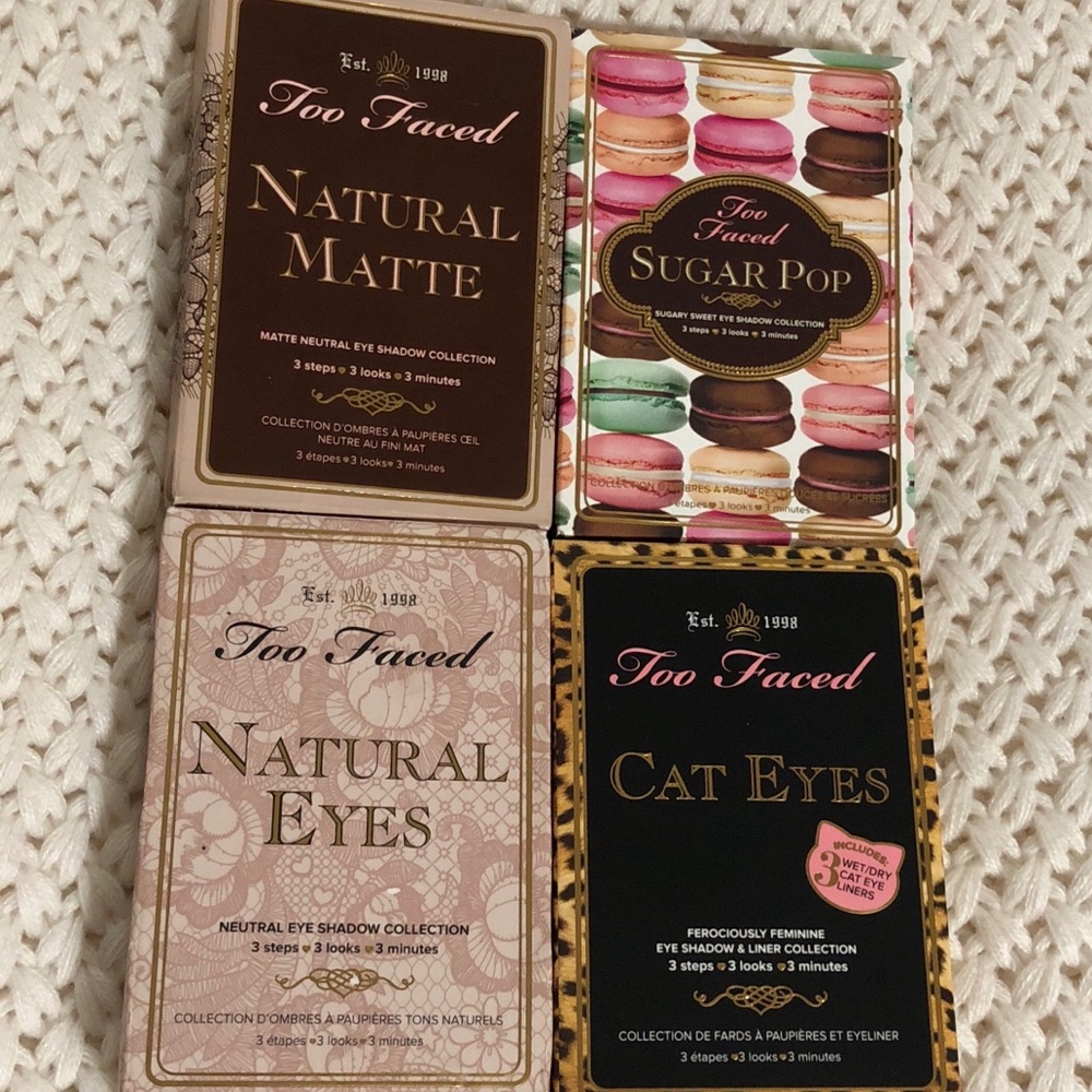 Too Faced Natural Matte/Eyes, Sugar Pop, Cat Eyes